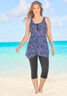 Longer-Length Tankini Top image number null