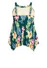 Handkerchief Print Tankini Top image number null