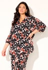 Oversized Buttondown Lounge Cover Up Shirt image number null