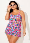 Chlorine Resistant Flowy Swimdress image number null