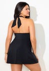 High Neck Halter Swimdress image number null