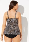 V-Neck Twist Tankini Top image number null