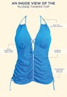 Plunge Tankini Top image number null