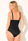 V-Neck One Piece Swimsuit image number null